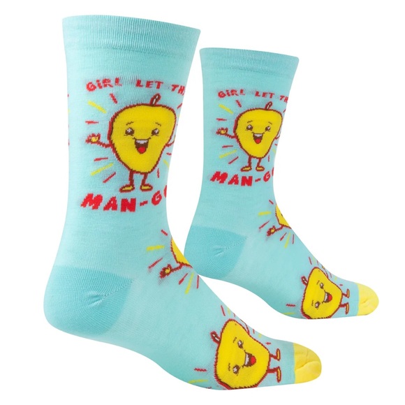 Accessories - “LET THAT MAN-GO” Novelty Crew Socks